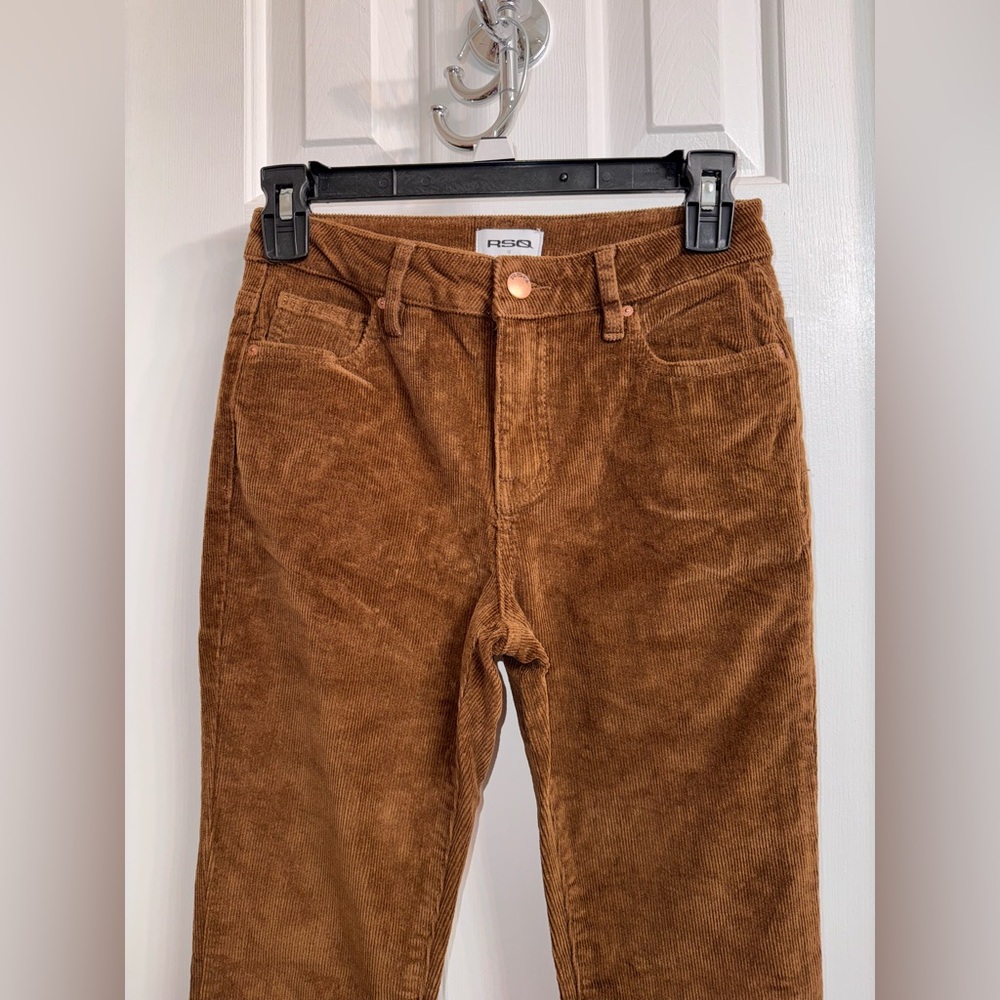 RSQ Girl’s Brown Corduroy Trousers, Size 12